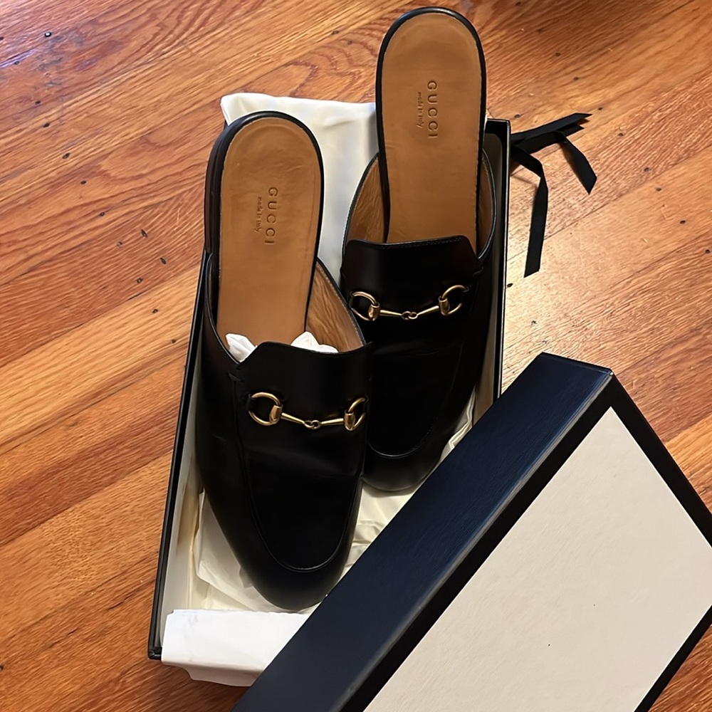 Gucci black Princetown Leather